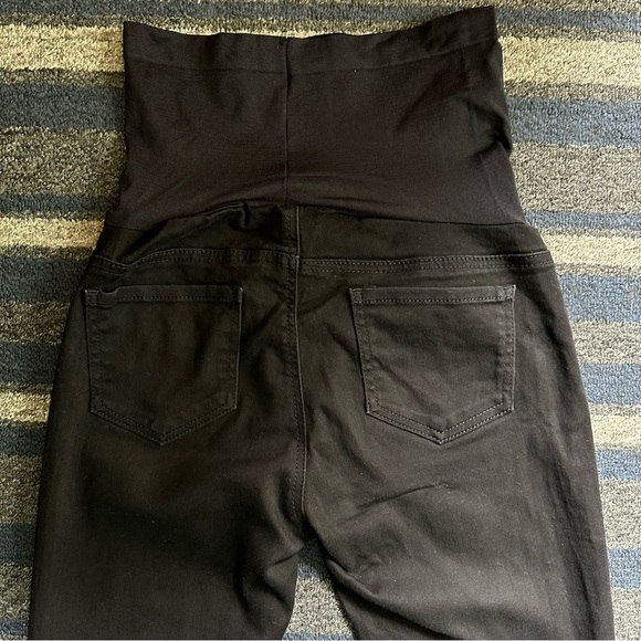 Sand Piper Maternity Black Skinny Jeans Size Medium - Picture 4 of 5